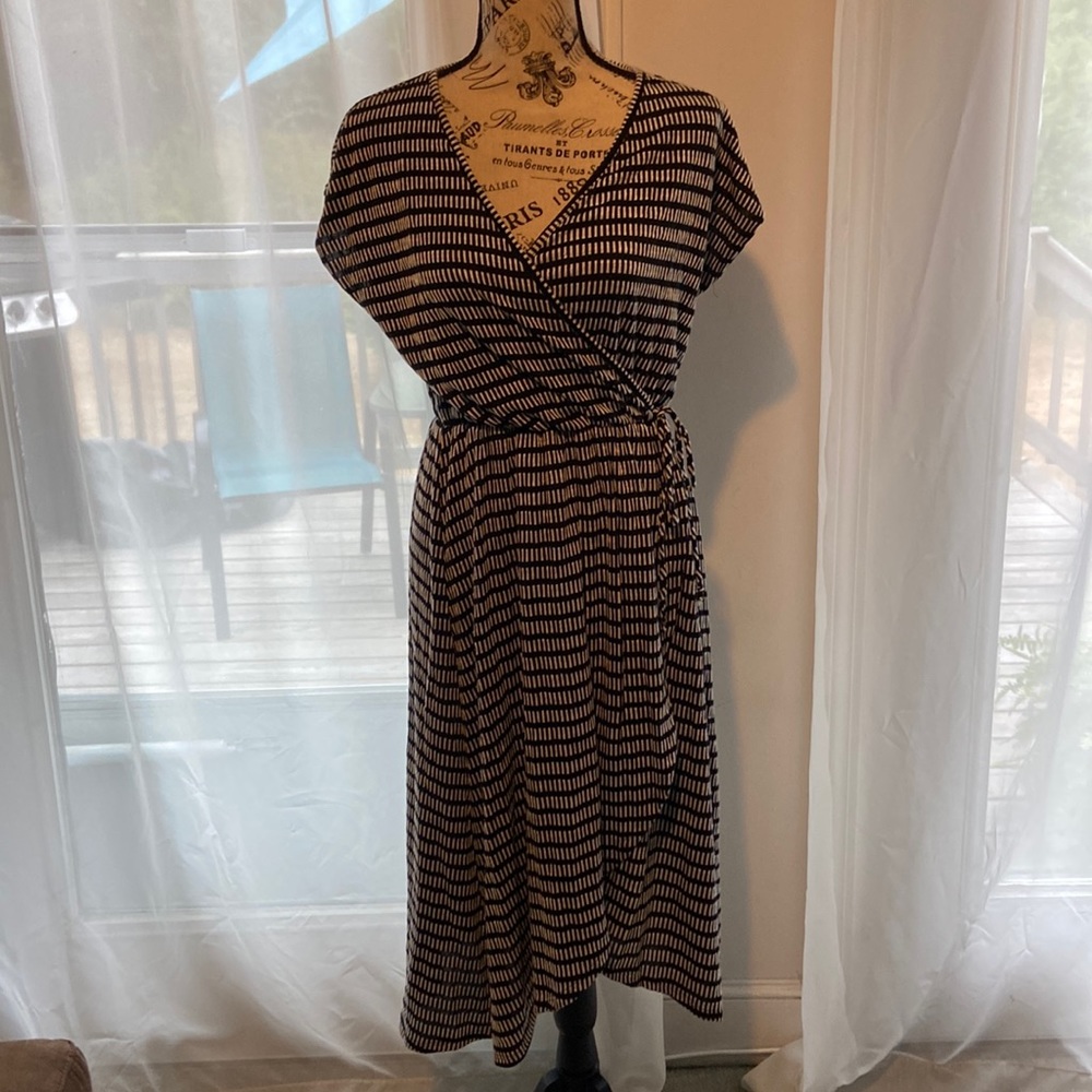 Black and white dress